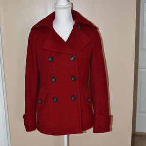 GAP Wool Red Peacoat size M